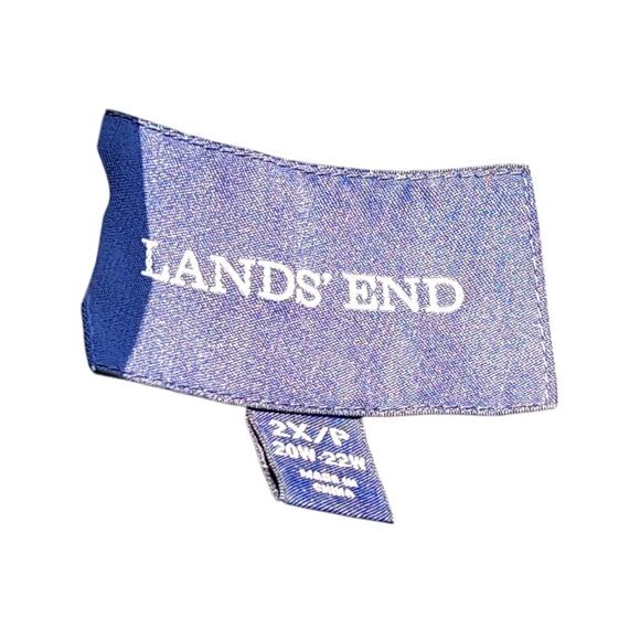 LANDS END WOMENS DOWN PUFFER COAT JACKET LONG HOODED WINTER QUILTED PARKA 2XL P - Picture 9 of 9